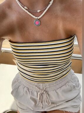 Striped Tube Top - Medium